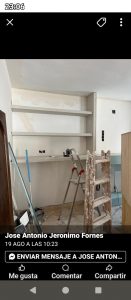 Pared lista para pintar tras alisado