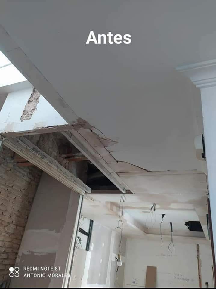 Estado antes de la reforma de yeso