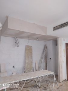 Yeso fino en salón Sevilla