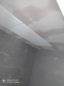 Aristas y encuentros rectos en yeso